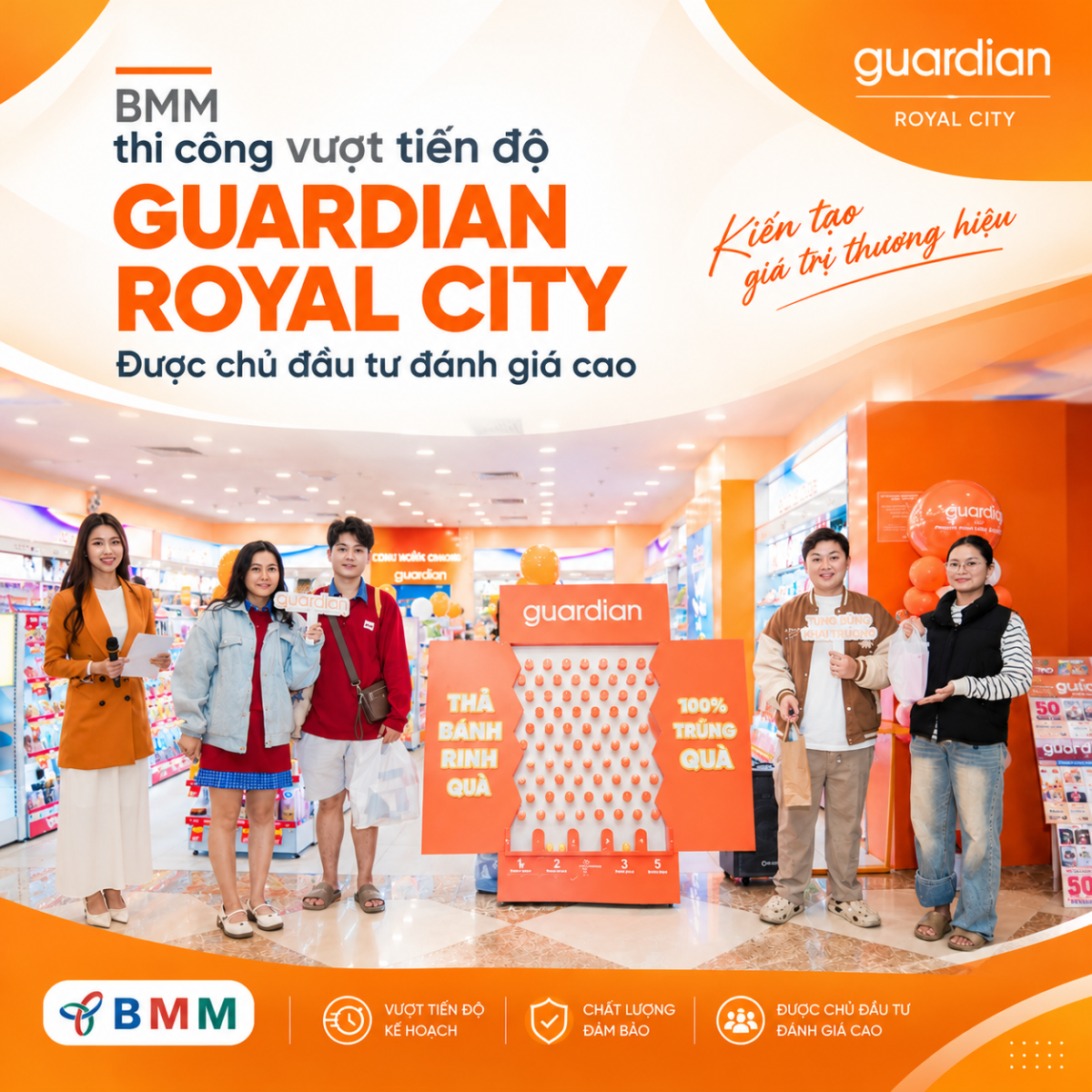 Guardian Royal City – BMM ghi dấu ấn với công trình thi công vượt tiến độ
